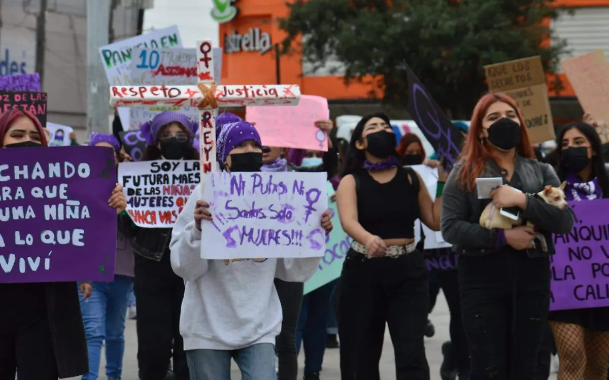 Manifestación por el Día de la Mujer en Reynosa, Tamaulipas  Crédito Jaime Jiménez (1)